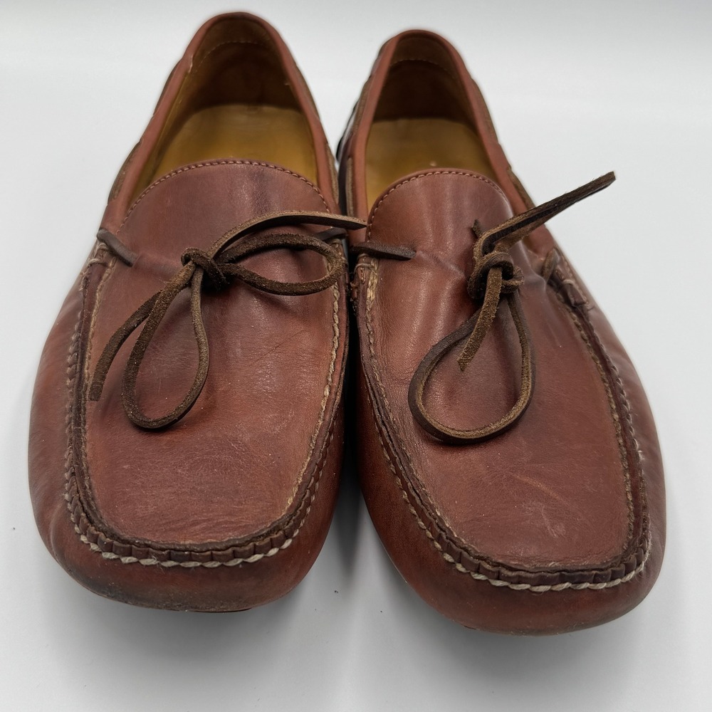 Cole Haan Leather Driving‎ Moccasins Mens Brown Loafers Shoes